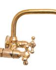 Wall Mounted Solid Brass Faucet For Bathroom and Kitchen - Brass Tap