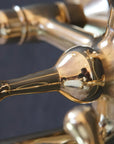 Unlacquered Solid Brass Shower, Shower System With Tub Filler