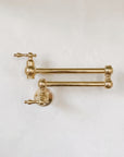 Unlacquered Solid Brass Pot Filler Faucet