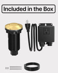 Unlacquered Brass Air Switch Kit for Garbage Disposal