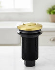 Unlacquered Brass Air Switch Kit for Garbage Disposal