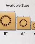 Unlacquered Brass Floor Drain, Solid Brass Square Floor Drain