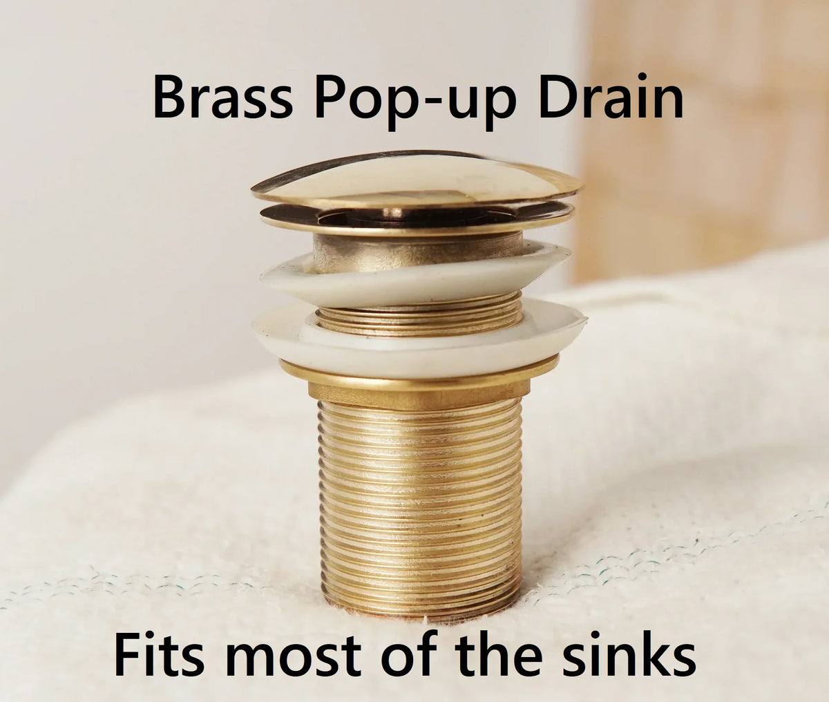 Unlacquered Brass Single Hole Faucet, Brass Bathroom Faucet