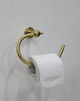 Unlacquered Solid Brass Toilet Paper Holder - NORD BRASS
