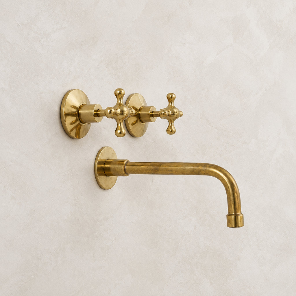 Wall Mounted Tub Filler - Bath Tub Filler - NORD BRASS