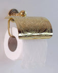 Solid Brass Toilet Paper Holder, Handcrafted Powder Room Roll Holder - NORD BRASS
