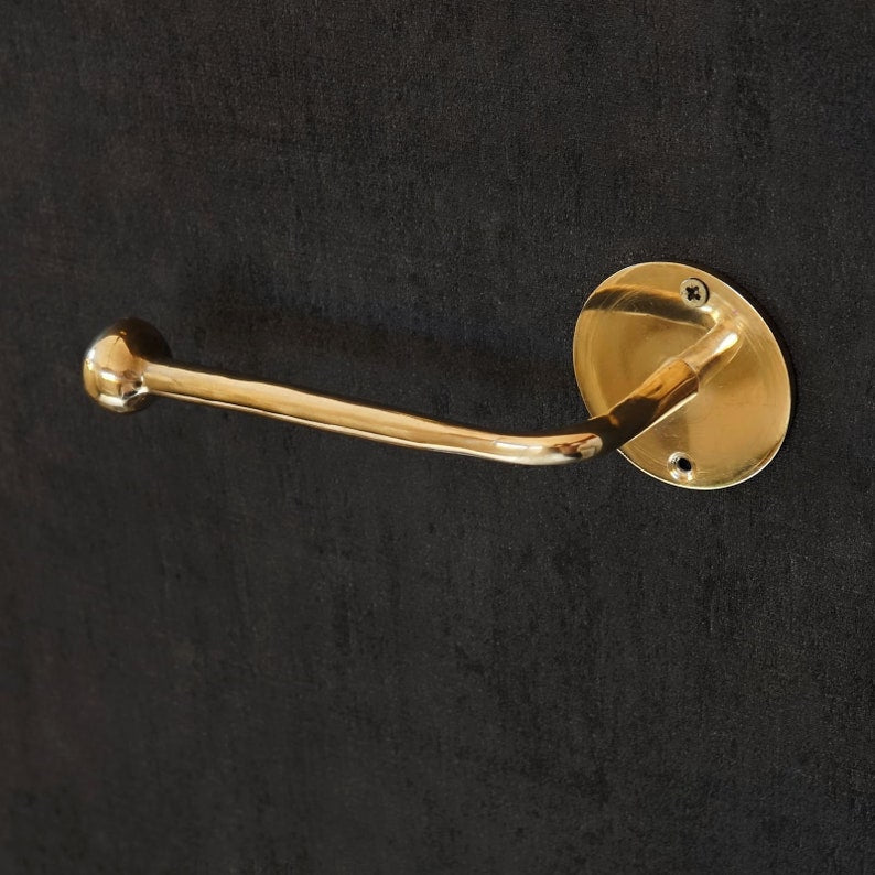 Solid Brass Toilet Paper Holder
