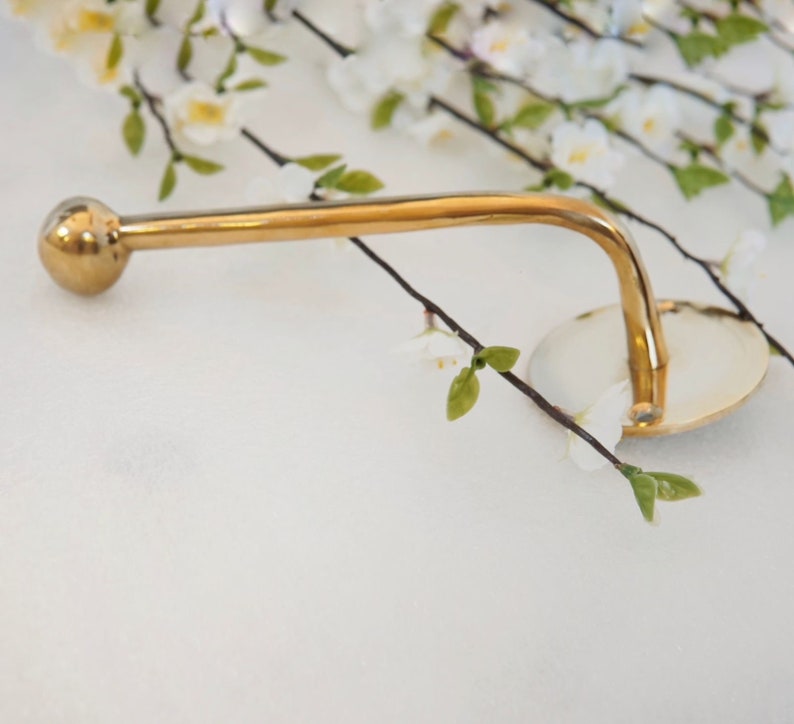 Solid Brass Toilet Paper Holder