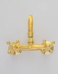 Brass Kitchen Faucet - Vintage Brass Kitchen Faucet