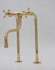 Antique Brass Kitchen Faucet - Unlacquered Brass Faucet - NORD BRASS