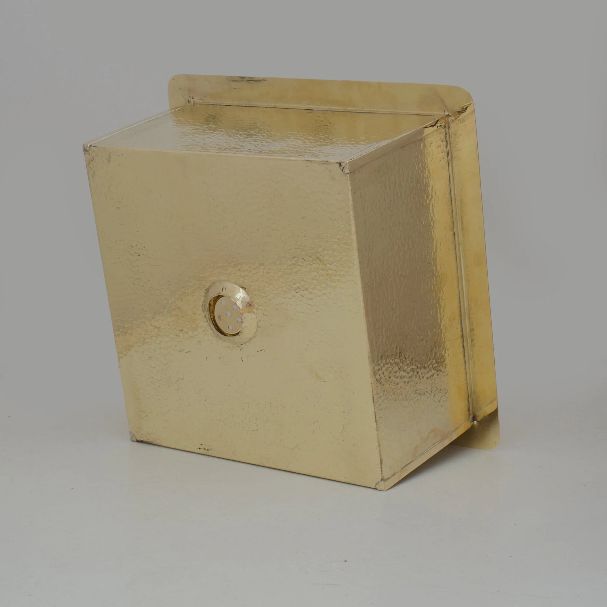 Solid Unlacquered Brass Undermount Hammered Sink, Kitchen Bar Sink, Island Sink, Outdoor Sink - NORD BRASS