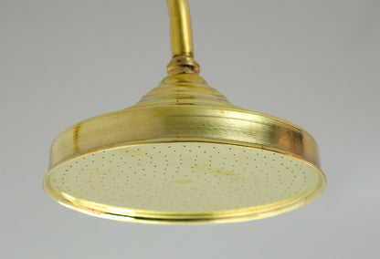 Antique Brass Shower Fixtures - Brass Shower Set - NORD BRASS