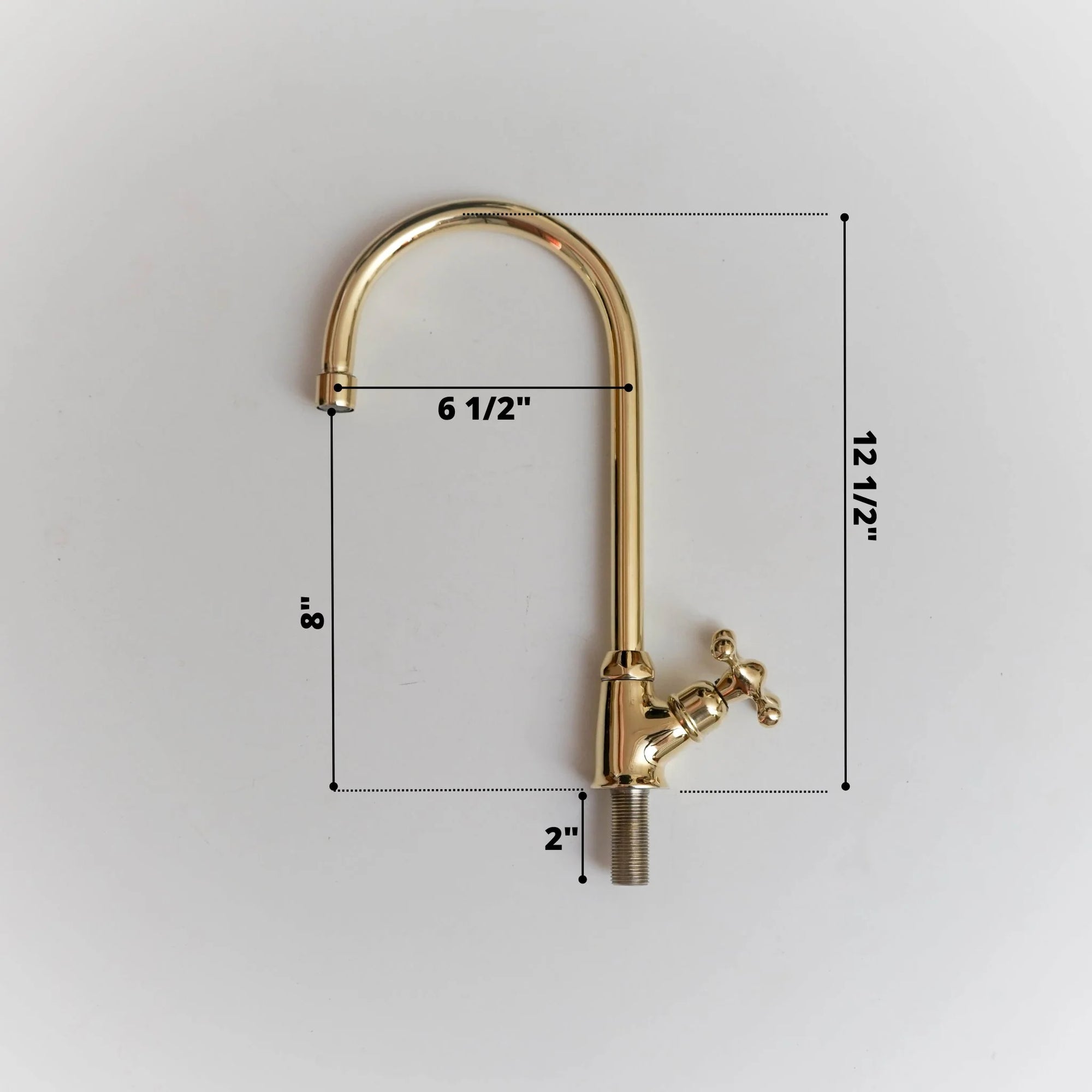 Brass Faucet Single Hole - Only Cold Or Hot Water - NORD BRASS