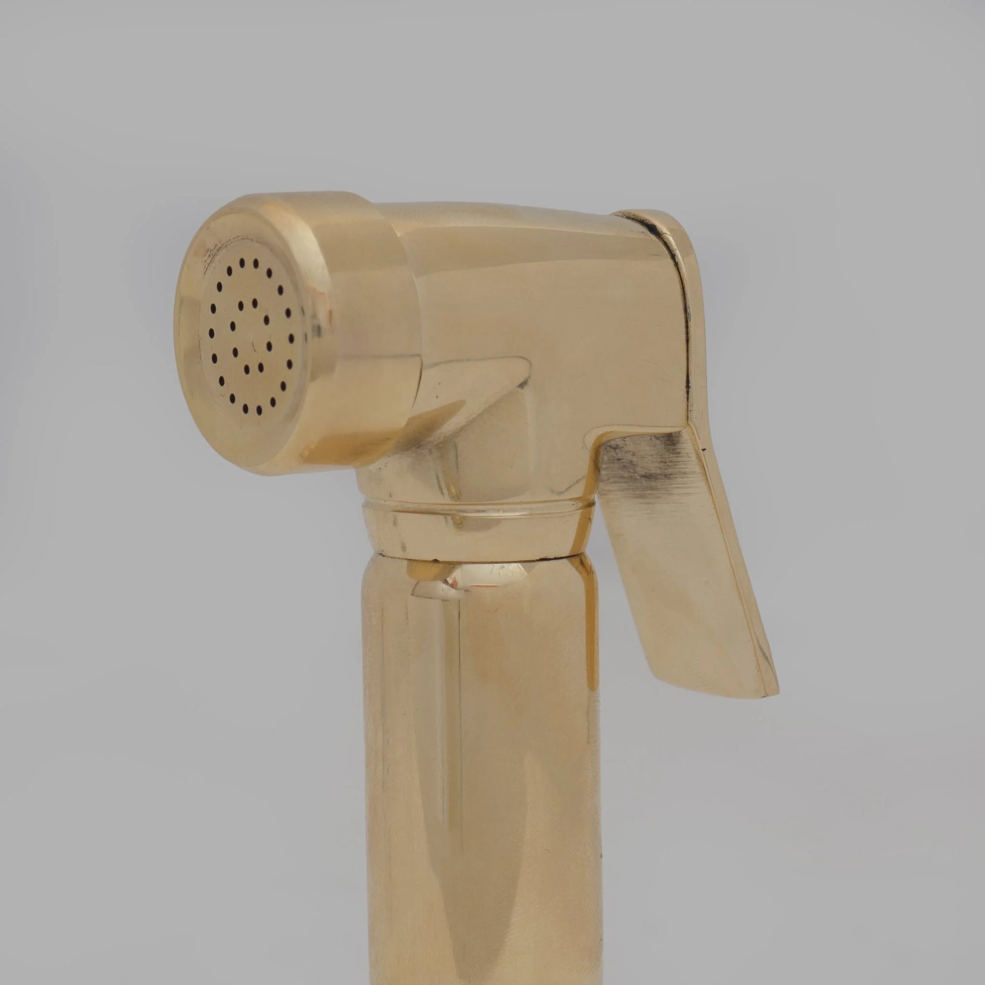Solid Brass Kitchen Hand Sprayer. Unlacquered Brass Kitchen Sink Side Sprayer - NORD BRASS