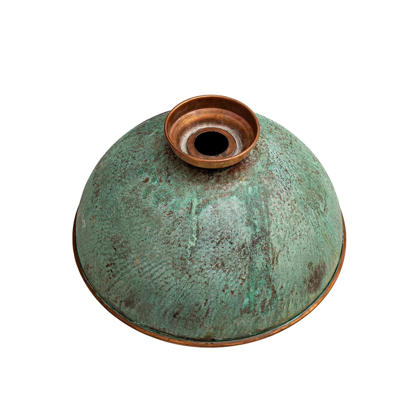 Green Patina Copper Vessel Bathroom Sink Vanity
