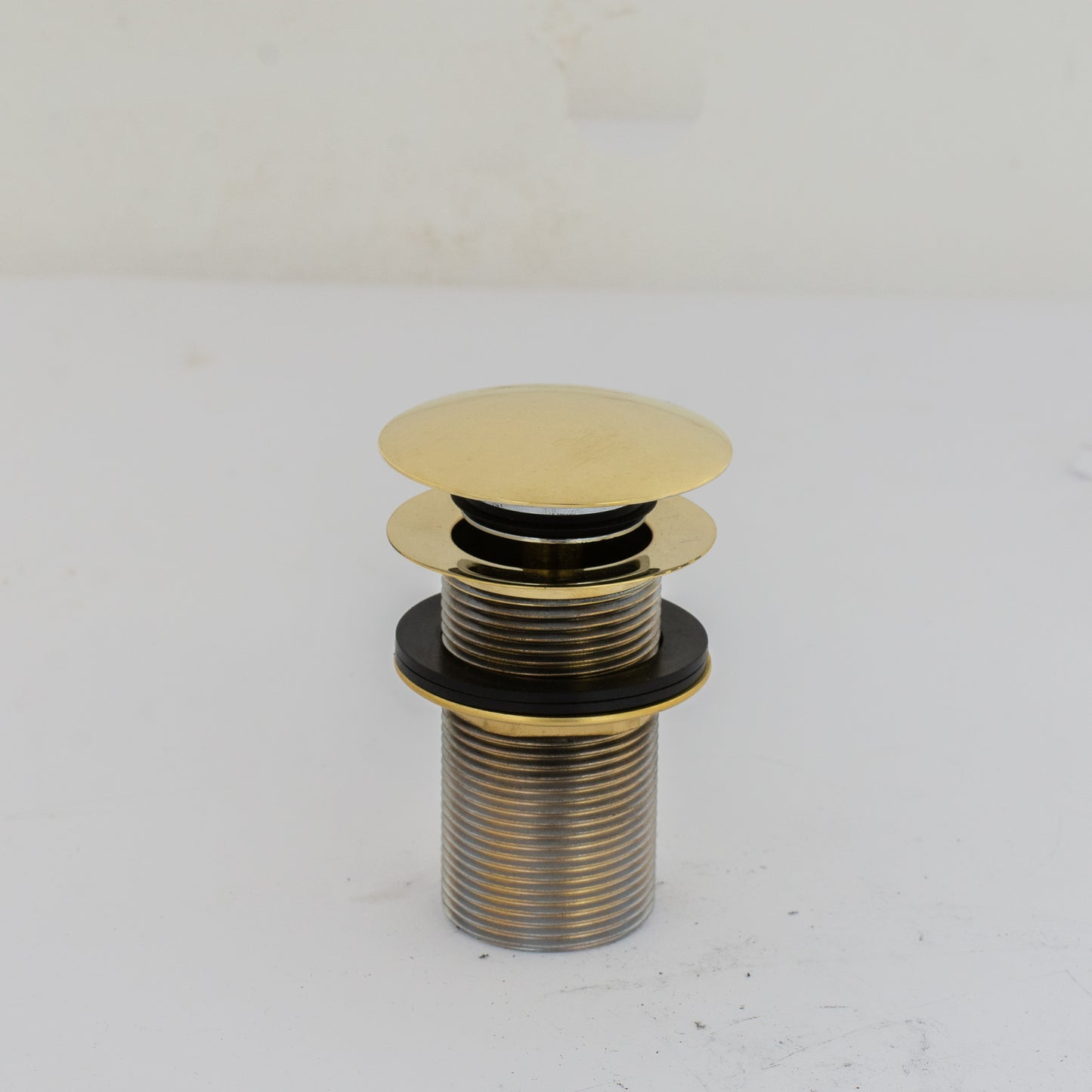 Solid Brass Drain, Push Up Button