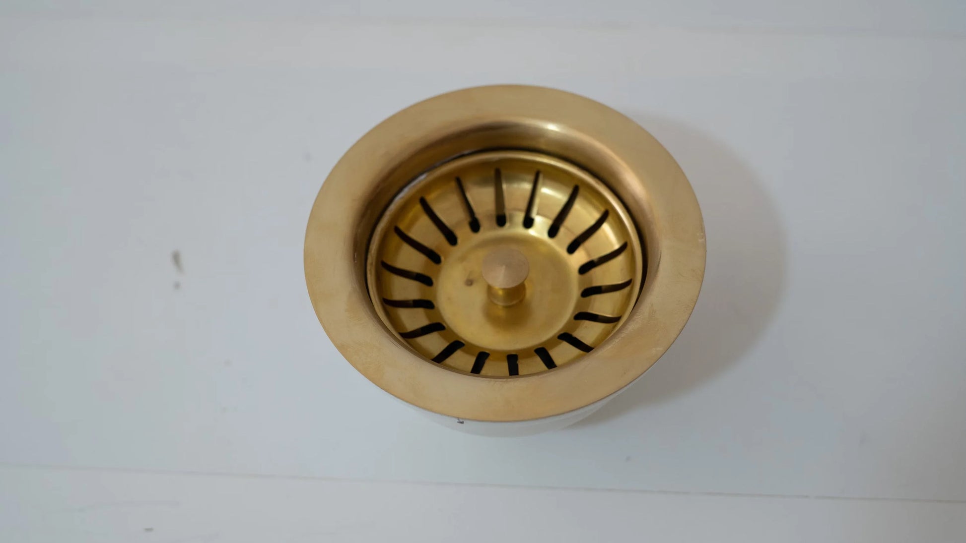 Unlacquered Brass Kitchen Sink Strainer, Sink Waste, Strainer Basket, Drain Cover & Basket Strainer - NORD BRASS