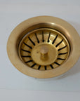 Unlacquered Brass Kitchen Sink Strainer, Sink Waste, Strainer Basket, Drain Cover & Basket Strainer - NORD BRASS