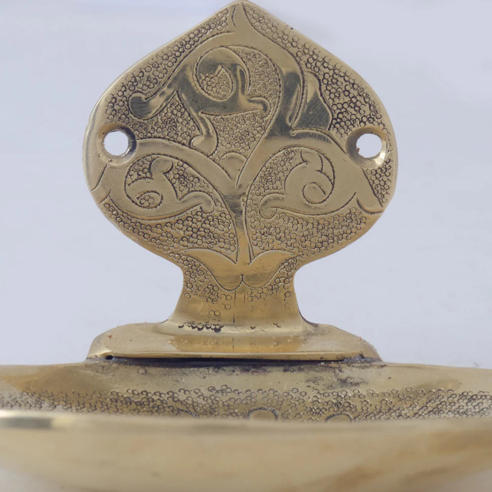 Solid Brass Soap Holder, Handcrafted Wall Soap Dish - NORD BRASS