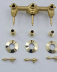 Unlacquered Brass Shower – Rain Shower Set