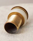 Unlacquered Brass Bathroom Sink Drain, Basin Sink Stopper, Pop up Drain