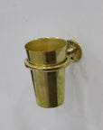 Unlacquered Solid Brass Tooth Brush Holder - NORD BRASS