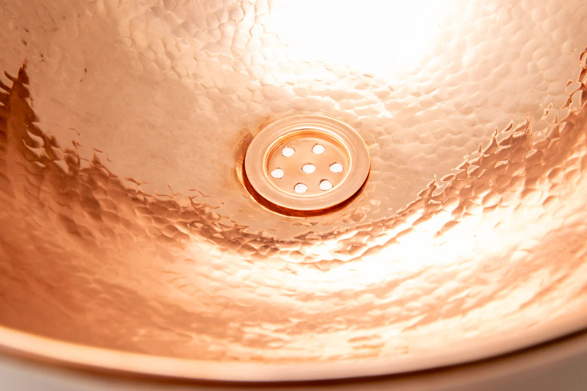 Copper Vanity Vessel Sink, Copper Bathroom Sink