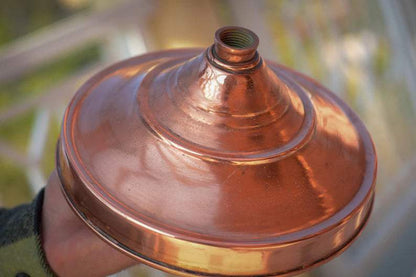 Rain Shower Head, Copper Showerhead, Large Round Showerhead, Works Outdoor - NORD BRASS
