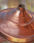 Rain Shower Head, Copper Showerhead, Large Round Showerhead, Works Outdoor - NORD BRASS