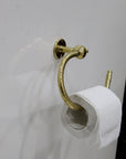 Unlacquered Solid Brass Toilet Paper Holder - NORD BRASS