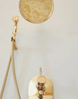Built in Brass Shower System, Antique Brass Shower Fixtures