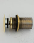 Solid Brass Drain, Push Up Button