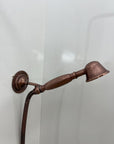 Unlacquered Aged Copper Shower System with Handheld - Aged Copper Exposed Shower