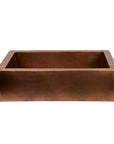 Apron Front Copper Kitchen Sink, Farmhouse Copper Kitchen Sink 14 gauge