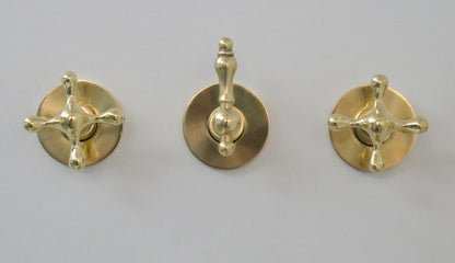 Brass Shower Fixtures - Dual Shower Head - NORD BRASS