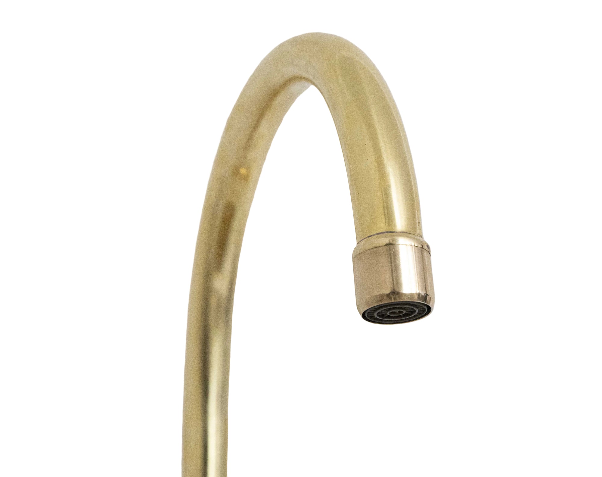 Solid Brass Kitchen Gooseneck Spout Faucet