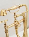 The Classic English Style Telephone Tub Filler, Brass Freestanding Filler