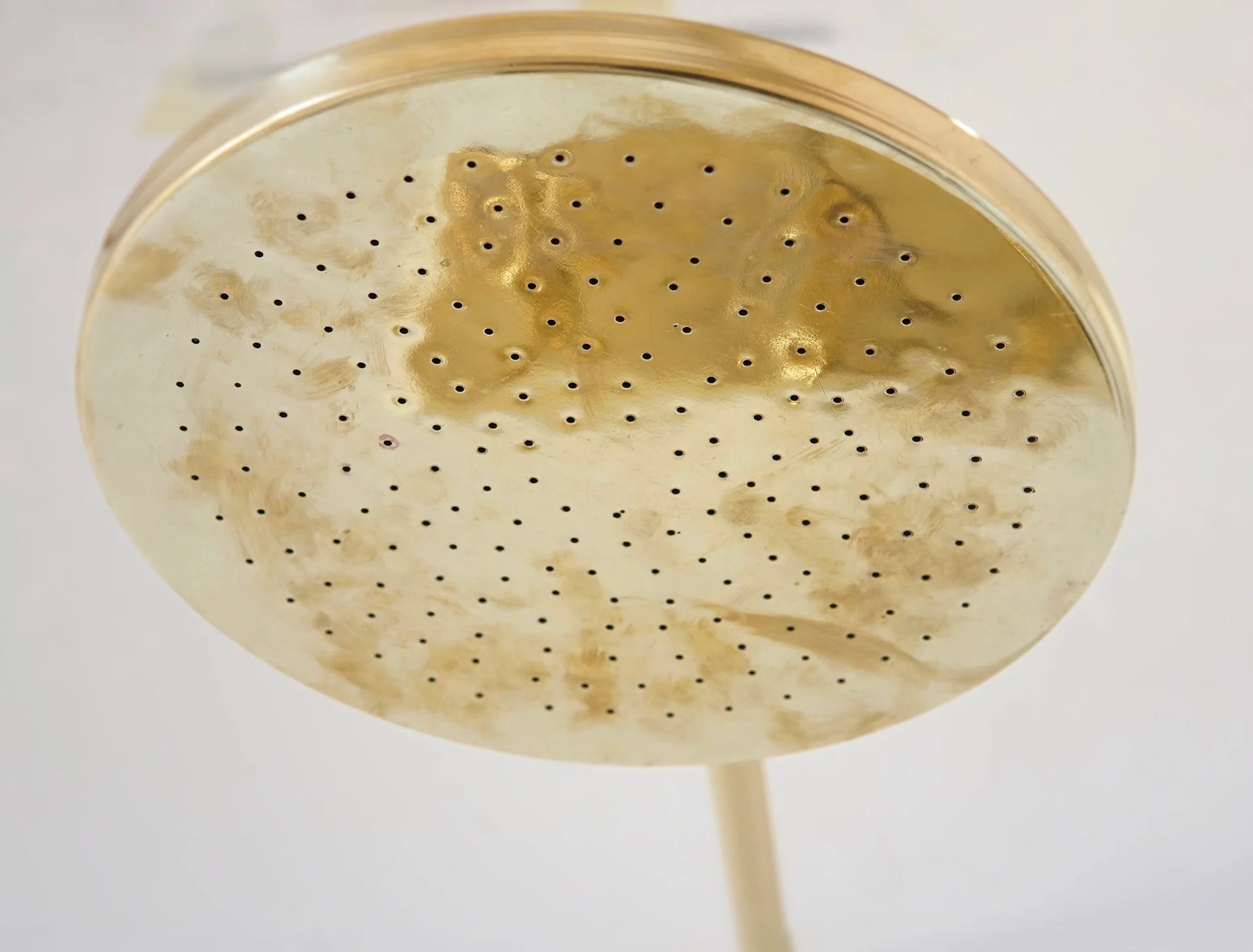 Unlacquered Solid Brass Shower System with Handheld