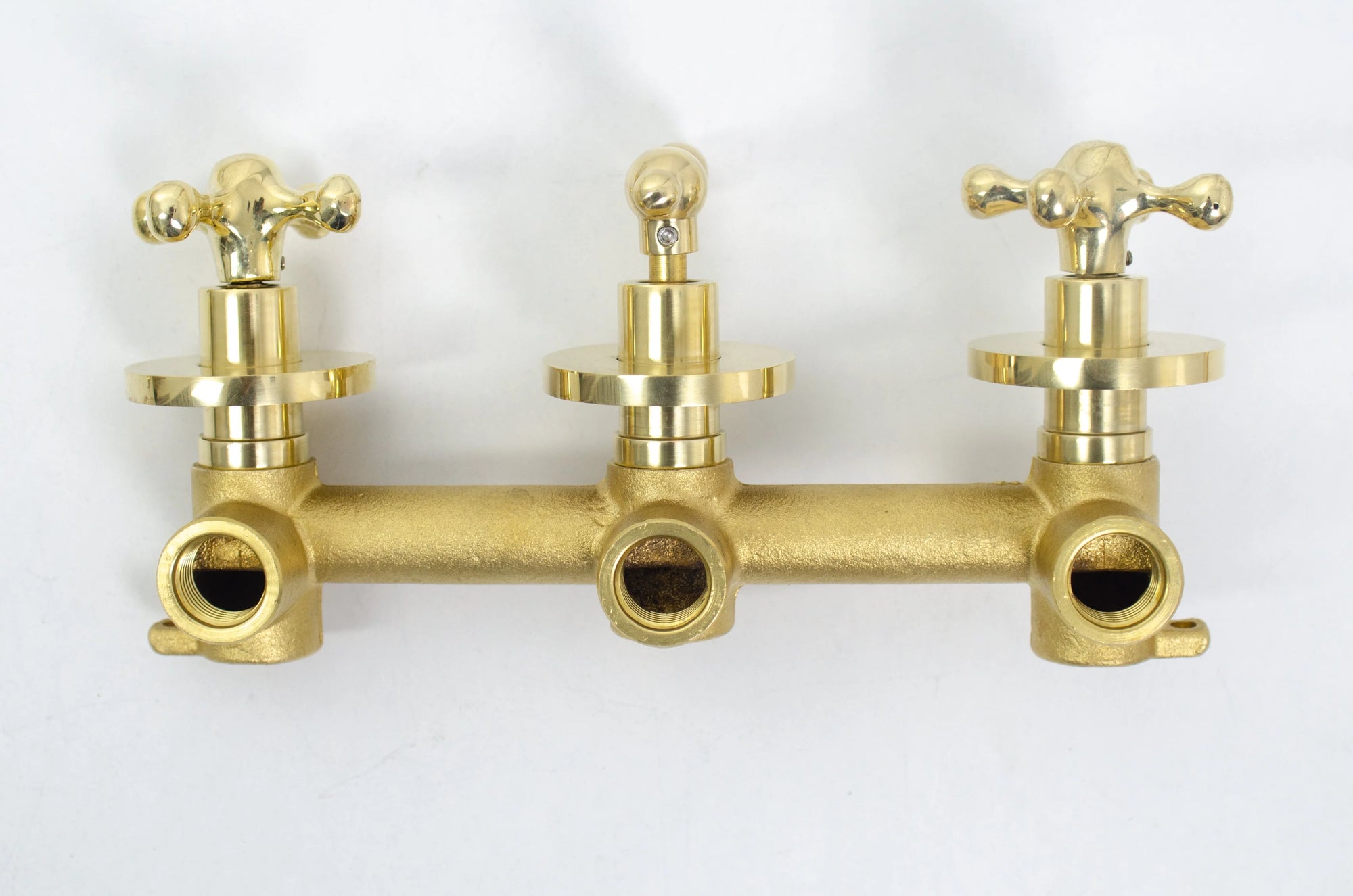 Antique Brass Shower Fixtures - Brass Shower Set - NORD BRASS