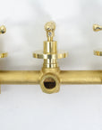Antique Brass Shower Fixtures - Brass Shower Set - NORD BRASS