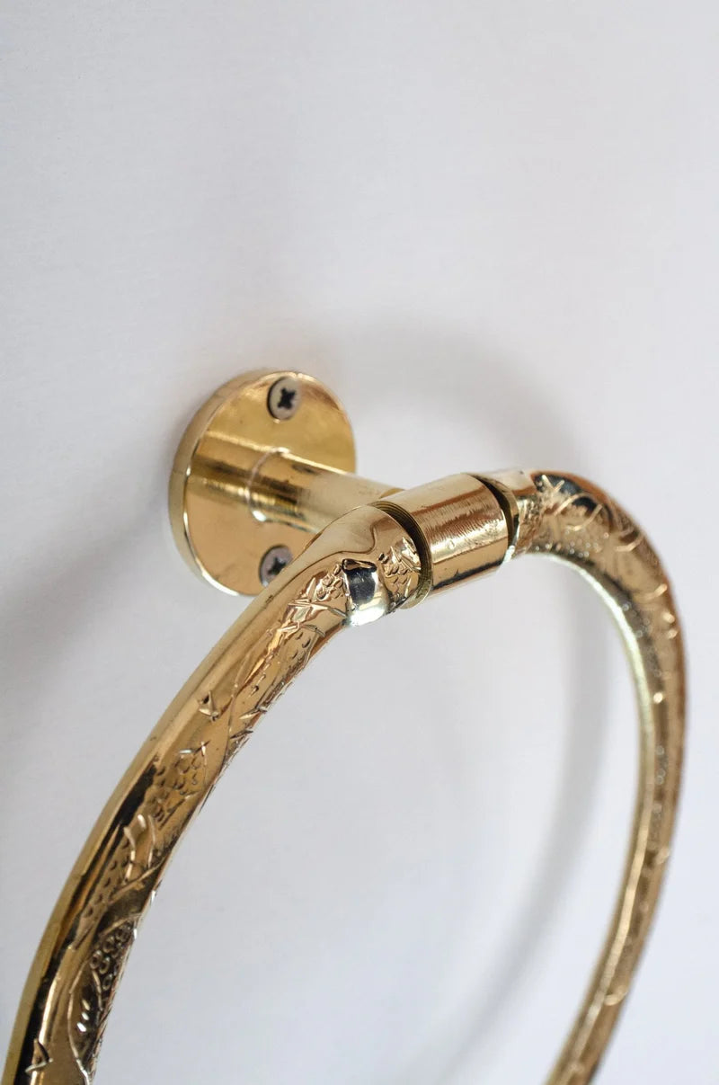 Brass Towel Holder For Bathroom - NORD BRASS