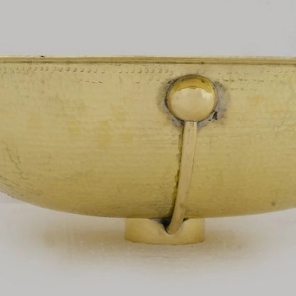 Hammered Oval Brass Sink, Drop-in Brass Bathroom Sink, Antique Brass Sink, Bathroom Brass sink