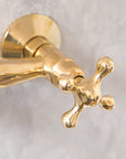 Wall Mounted Brass Antique Faucet for Bathroom and Kitchen