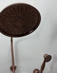 Unlacquered Aged Copper Shower System with Handheld - Aged Copper Exposed Shower
