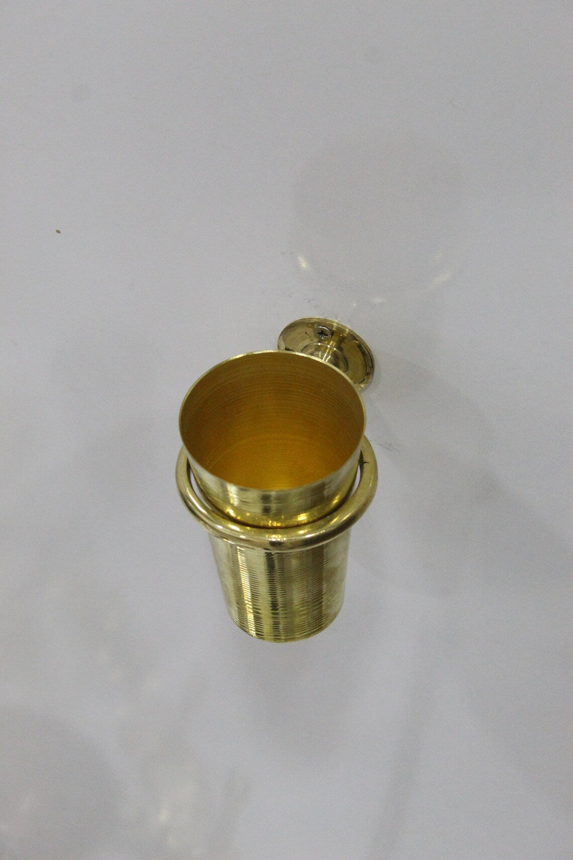Unlacquered Solid Brass Tooth Brush Holder - NORD BRASS