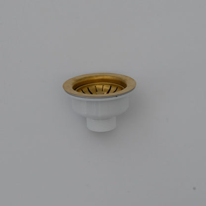 Unlacquered Brass Kitchen Sink Strainer, Sink Waste, Strainer Basket, Drain Cover & Basket Strainer - NORD BRASS