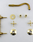 Tub Filler Faucet - Wall Mount Tub Filler - NORD BRASS