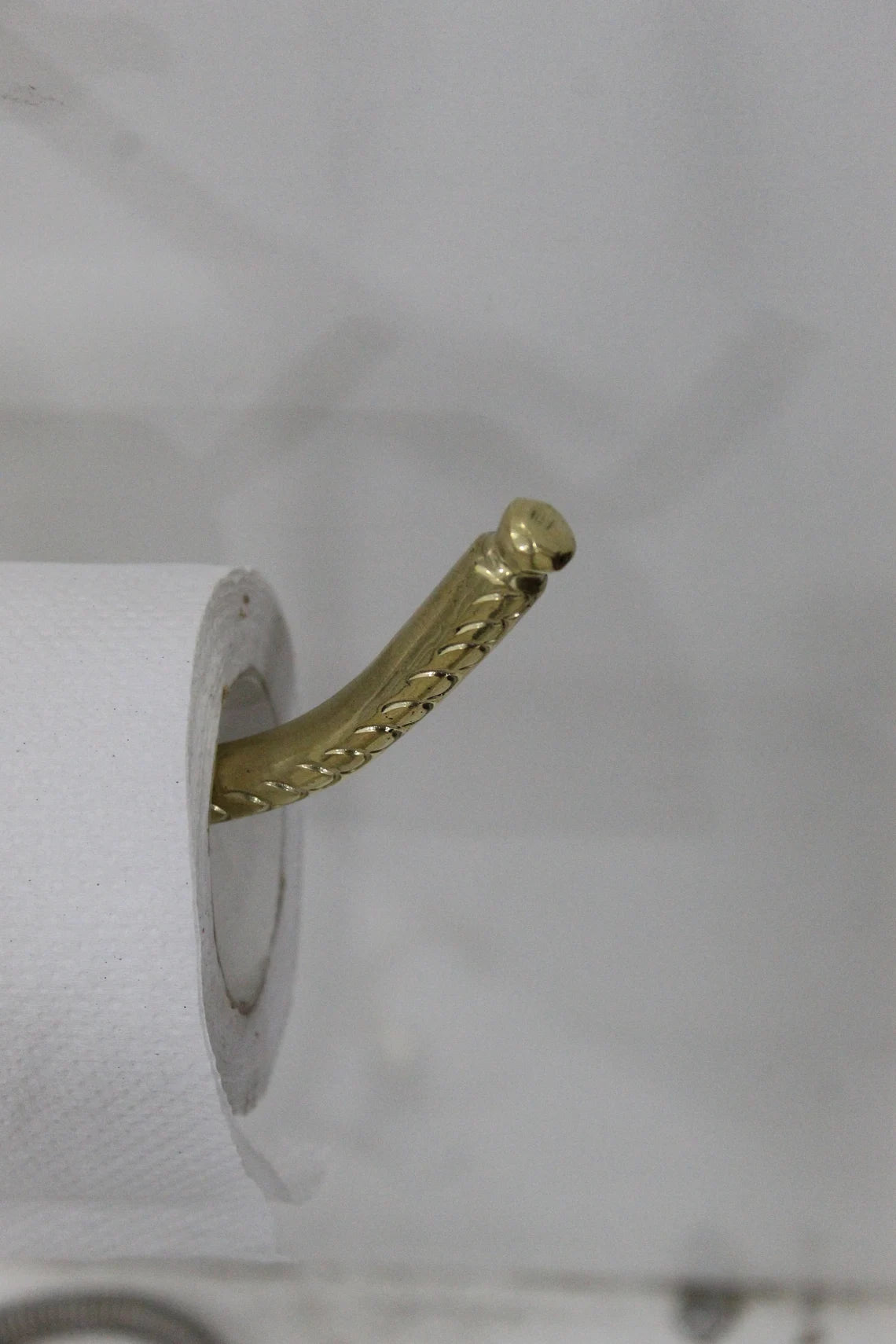 Unlacquered Solid Brass Toilet Paper Holder - NORD BRASS