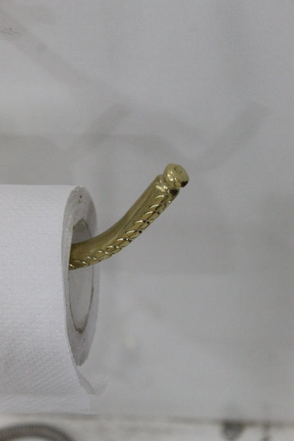 Unlacquered Solid Brass Toilet Paper Holder - NORD BRASS