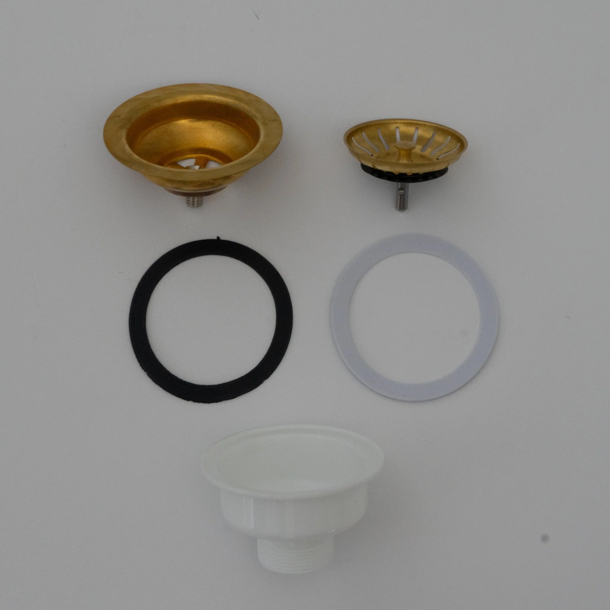 Unlacquered Brass Kitchen Sink Strainer, Sink Waste, Strainer Basket, Drain Cover & Basket Strainer - NORD BRASS